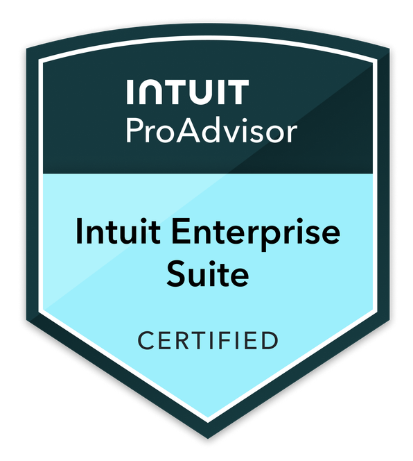 Intuit ProAdvisor &mdash; Intuit Enterprise Suite Certified badge